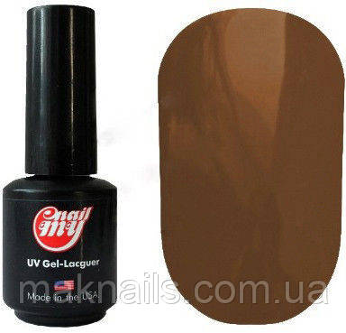 Гель-лак My Nail System № 171 каштаново-коричневий 9 мл.
