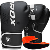 Боксерські рукавиці RDX F6 Kara Matte White 16 унцій (капа в комплекті)