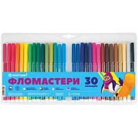 Фломастеры Centropen 7550/30 COLOUR WORLD, 30 colors (7550/30 ТП) - Вища Якість та Гарантія!