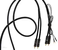 ATLAS CABLES ATLAS HYPER INTEGRA TURNTABLE KABEL 2XRCA PHONO DO GRAMOFONU Z ŻYŁĄ UZIEMIAJĄCĄ - 0,75M