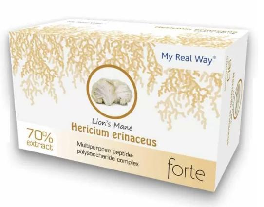 Hericium erinaceus forte 70% екстракт гриба Їжовика Гребінчастого 30 капсул, фото 1