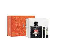 Yves Saint Laurent Black Opium Набор (50 мл - парфюмированная вода (edp) + 2 мл - тушь (mascara) + косметичка