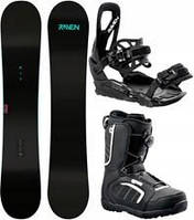 Сноуборд Zestaw Snowboard Raven Pure Mint 143cm wiązania S230 buty Target Atop