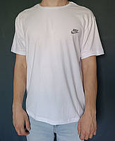 Белая футболка Nike - спортивная мужская футболка