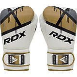 Боксерські рукавиці RDX F7 Ego Golden 12 унцій (капа в комплекті), фото 4