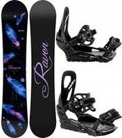 Сноуборд Snowboard Raven Mia Black 153cm wiązania S230 Black