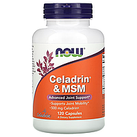 Природный Комплекс для Поддержки Здоровье Суставов с МСМ Celadrin & MSM - 120 капсул