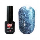 Гель-лак My Nail System № 181 БЛАКИТНІ БЛИСКІТКИ НА НАПІВПРОЗОРОЇ ОСНОВІ 9 мл.