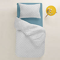 Детское постельное белье в кроватку MINI DOTS CS6 Cosas серый 110х140 см z113-2024