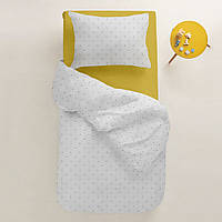 Детское постельное белье в кроватку MINI DOTS CS8 Cosas серый 110х140 см z113-2024