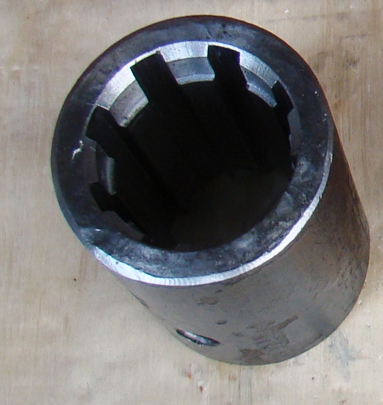 Втулка шліцева на 8 шліців (L-80 mm)