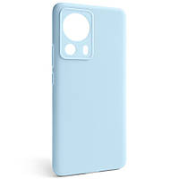 Чехол Silicone Case Full Xiaomi 13 Lite Light Blue TV, код: 8261706