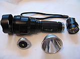 Ultrafire C8 Cree XM L2 U3 тактичний ліхтарик 18650, фото 2