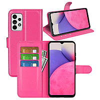 Чехол-книжка Litchie Wallet Samsung Galaxy A23 Rose SN, код: 8112451