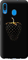 Чехол tpu черный Endorphone Samsung Galaxy A20 2019 A205F Черная клубника (3585b-1761-26985) ST, код: 7952609