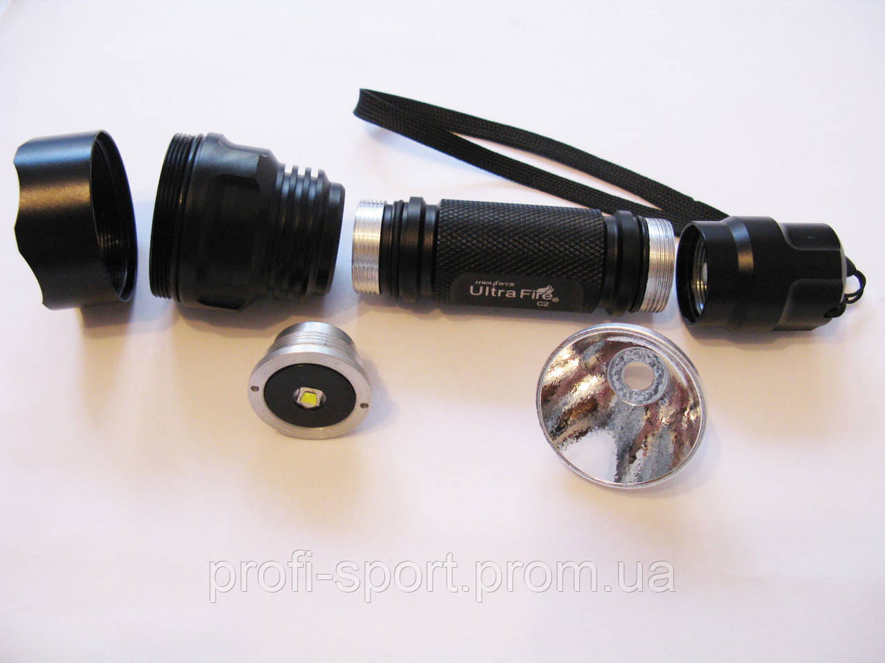 Ultrafire C8 Cree XM-L2 тактический фонарик 18650 - фото 4 - id-p412137973