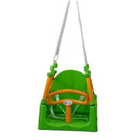 Детские подвесные качели Doloni пластиковые зеленые с оранжевым бортом 0152 1 PR, код: 7475529