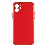 Чехол Leather Case Gold with Frame для Apple iPhone 12 Mini Red TV, код: 7444664