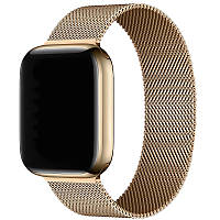 Ремешок металлический ANbeauty Apple Watch 42 44 45 49 mm Gold (AN0103071) TV, код: 7761379