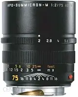 Об'єктив Leica 75mm f/2.0 APO-SUmmICRON-M ASPH. (11637)
