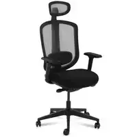 Офисное кресло - сетчатая спинка - поддержка головы и поясницы - 150 кг