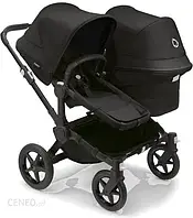 Дитяча коляска Bugaboo Donkey 5 Duo Black Midnight Black Midnight Black Głęboko Spacerowy Rok Po Roku