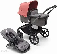 Дитяча коляска Bugaboo Fox 5 Graphite Sunrise Red Grey Melange Głęboko Spacerowy