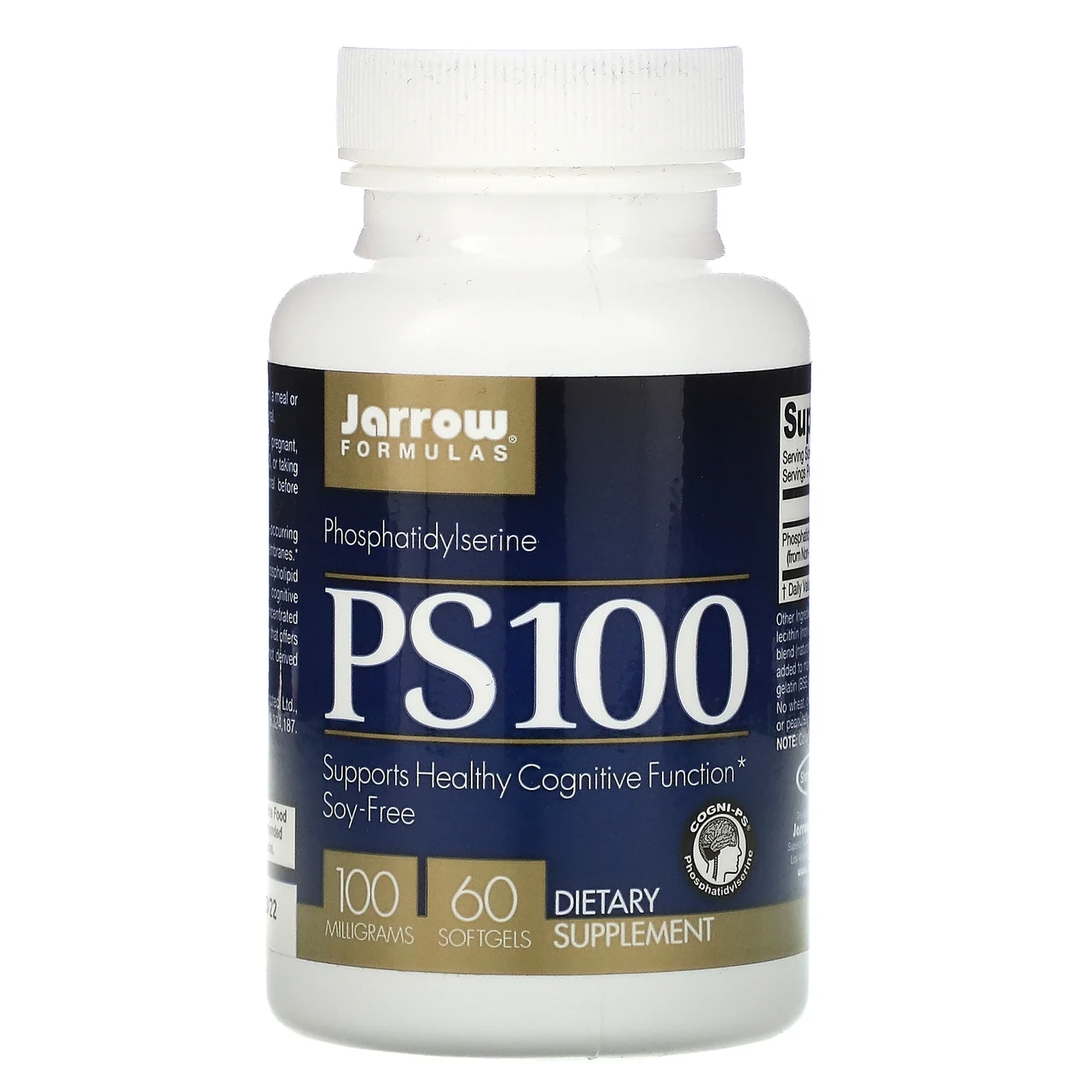 Jarrow Formula, PS 100, фосфатидилсерин, 100 мг, 60 капсул Київ, Київ