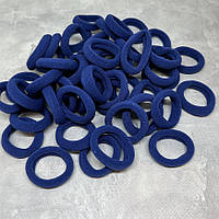 Резинка для волосся 4 см (Калуш), колір темно-синій\Шкільний,  арт 011669, 25 шт, Темно-синій