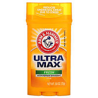 Arm & Hammer, UltraMax, твердый дезодорант-антиперспирант для мужчин, аромат Свежесть, 73 г, ARH-19724