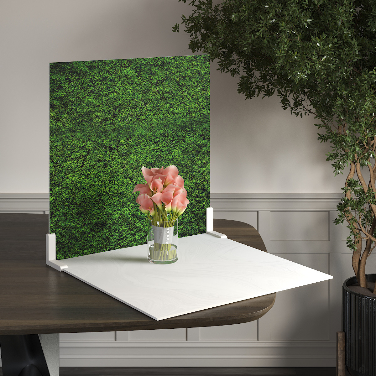 Пластиковий кутовий 2d фотофон, PolyPlast 40x40см - №62280