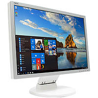 Монітор 22" 1680*1050 TN NEC E221W VGA DVI сріб.+білий бв B- Гар.12міс! #