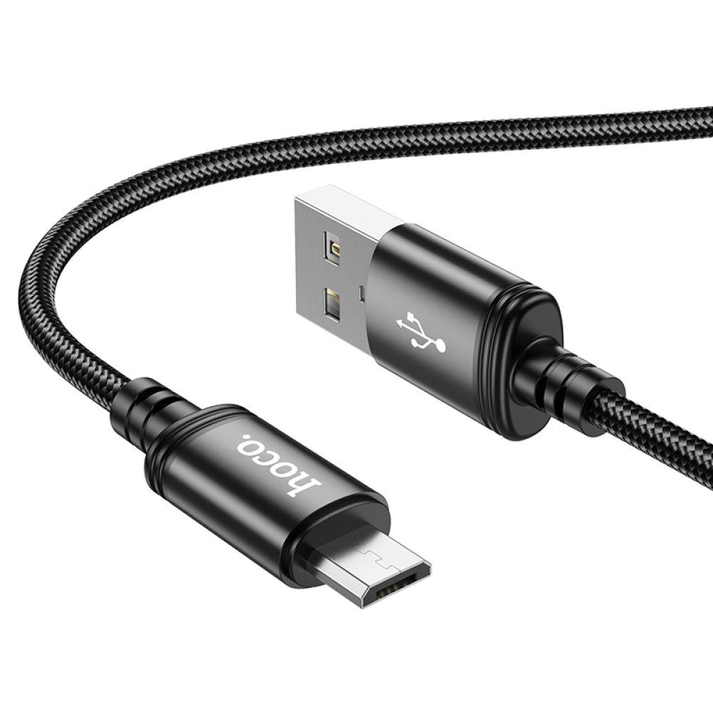 Кабель USB Hoco X89 Wind Micro 2.4A Колір Чорний
