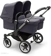 Дитяча коляска Bugaboo Donkey 5 Twin 2W1 Graphite Stormy Blue Stormy Blue