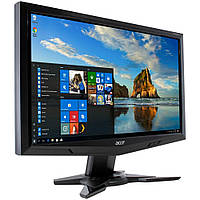 Монитор 19" 1366*768 TN Acer G195HQ глянц. VGA DVI чёрный бу A- Гар.12мес! #