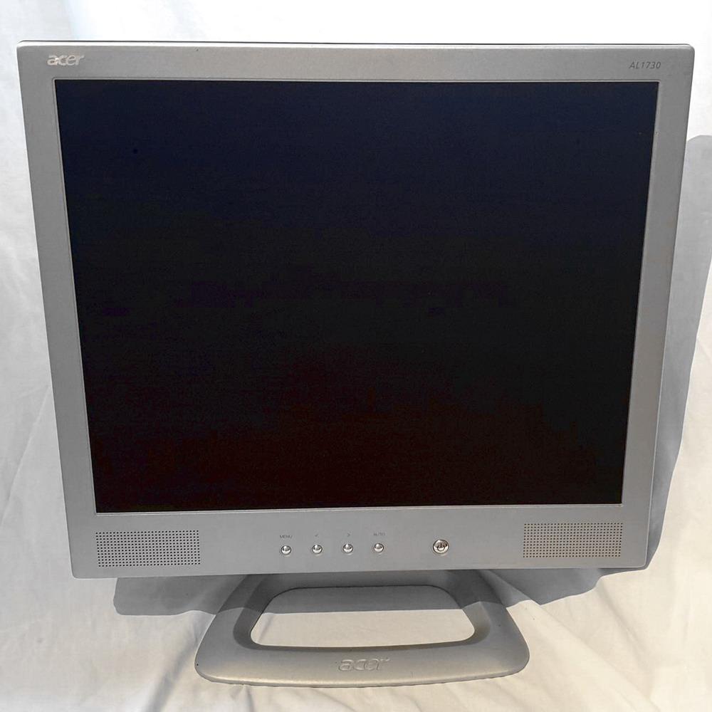 Монітор 17" 1280*1024 Acer AL1730 VGA DVI MM зовн.БЖ срібл.+чорн. бв A- Гар.12міс! #