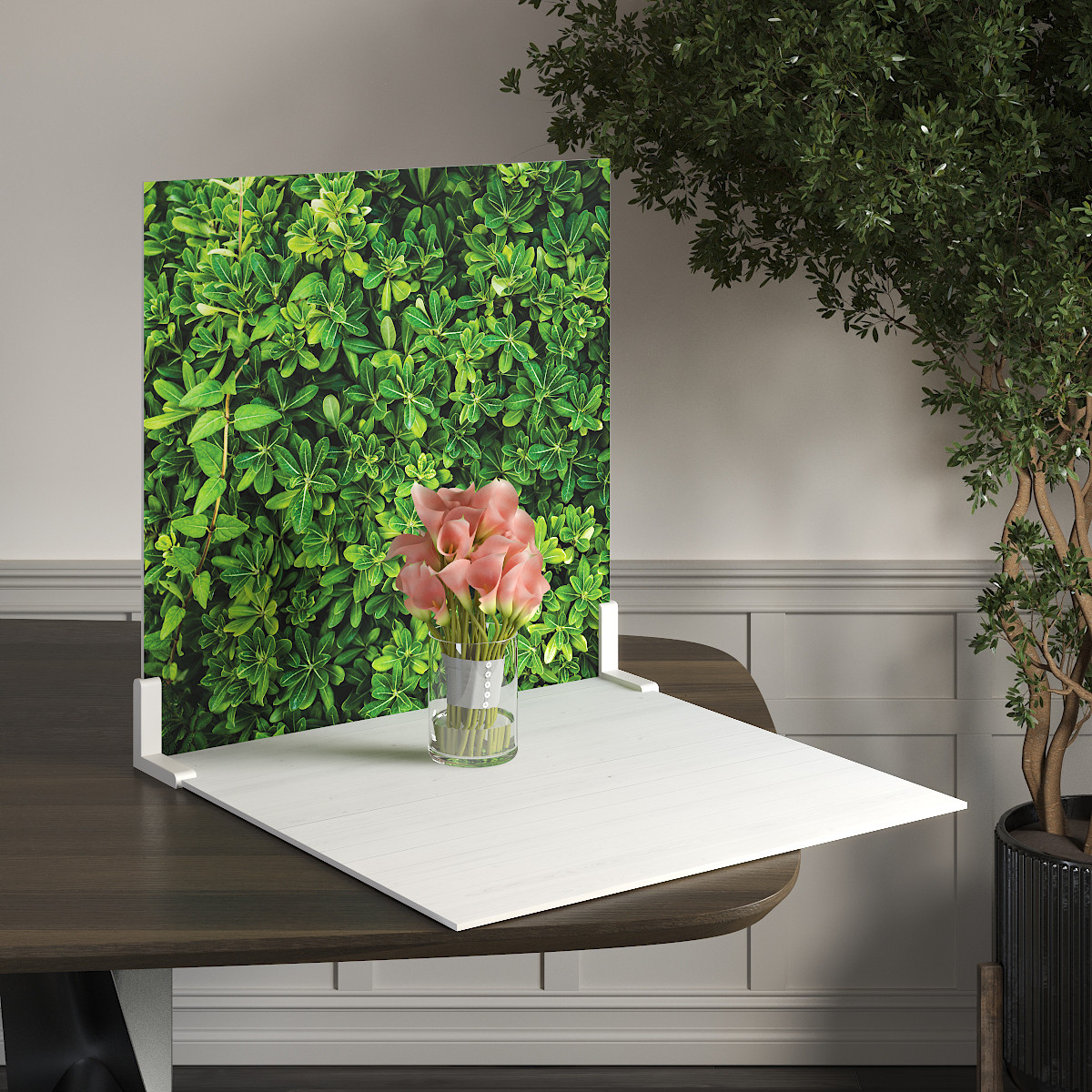 Пластиковий кутовий 2d фотофон, PolyPlast 40x40см - №62271