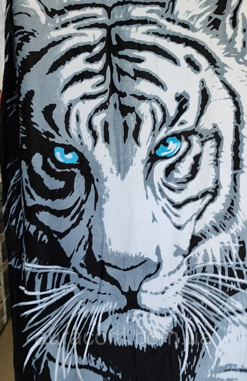 Рушник пляжний, з 3D малюнком, тигр, Туреччина, фото 1