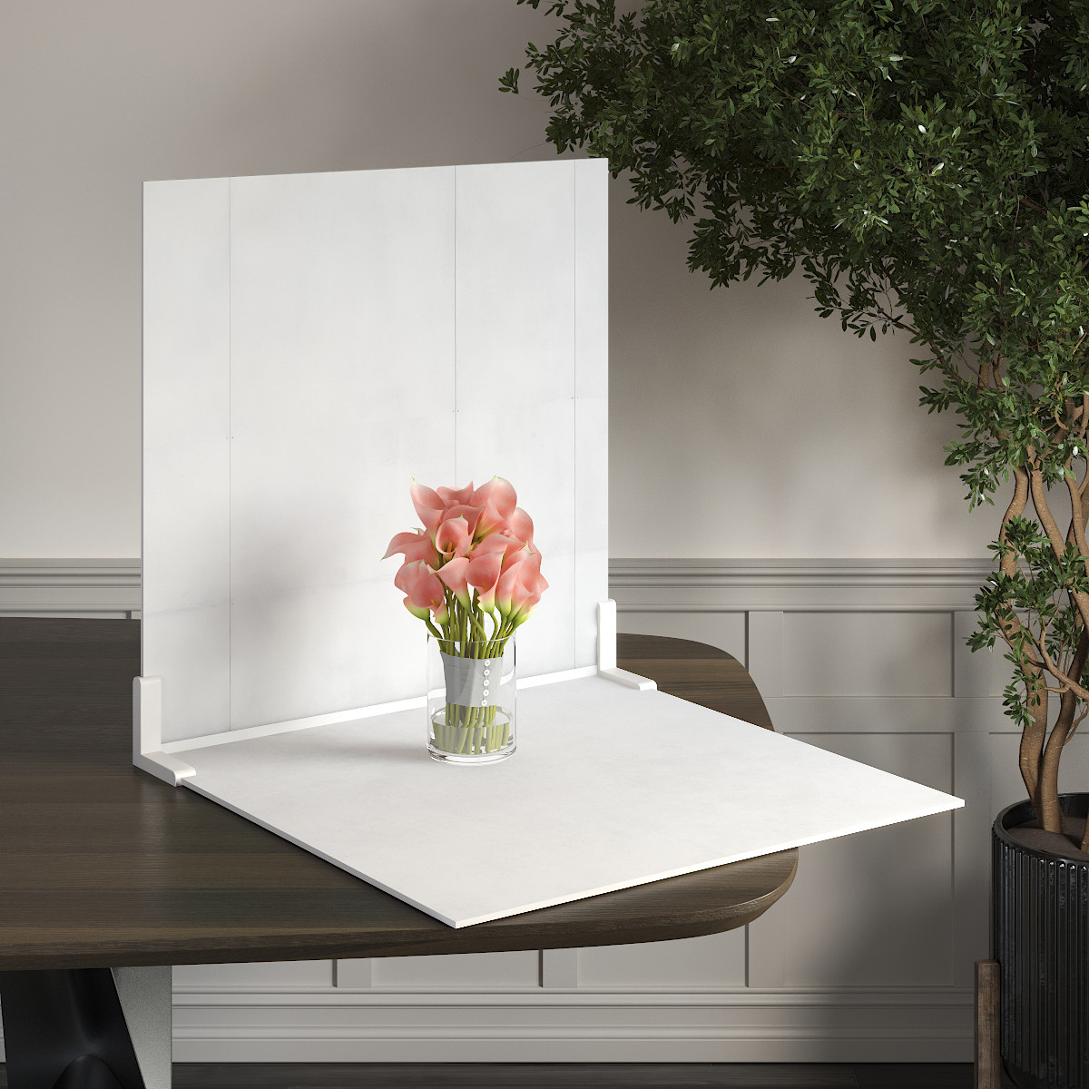 Пластиковий кутовий 2d фотофон, PolyPlast 40x40см - №62244, фото 1
