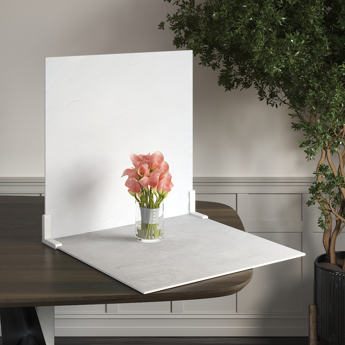 Пластиковий кутовий 2d фотофон, PolyPlast 40x40см - №62250, фото 1