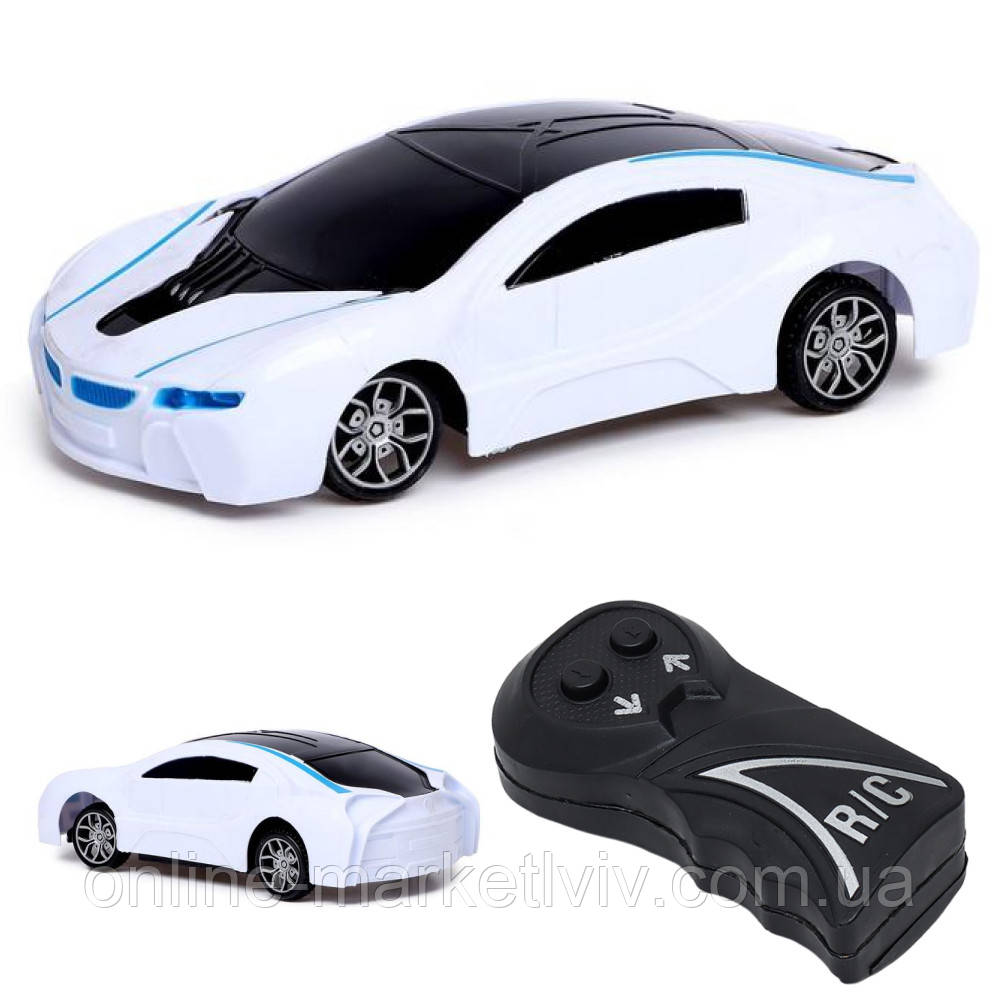 Машина на радіокеруванні зі звуковими ефектами RACING / Дитяча машинка на пульті керування, фото 1