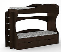 Двухъярусная кровать Компанит Бриз венге FG, код: 6540899