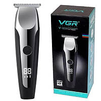Машинка для стрижки волос VGR V-059, аккумуляторная, USB Черная YU227