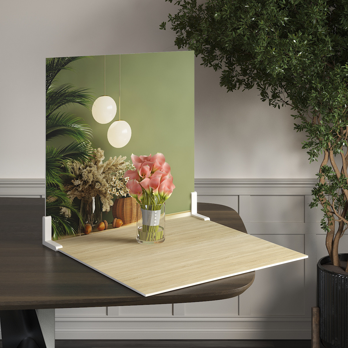 Пластиковий кутовий 2d фотофон, PolyPlast 40x40см - №62232, фото 1