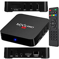 Смарт приставка (2/16GB) + пульт, 4K, TV Box MXQ PRO / Медіаплеєр для телевізора / Міні андроїд приставка