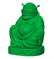 Статуэтка Шрек в образе Будды, Shrek Buddha