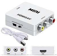 Конвектор MINI HDMI TO AV с поддержкой разрешения1080P