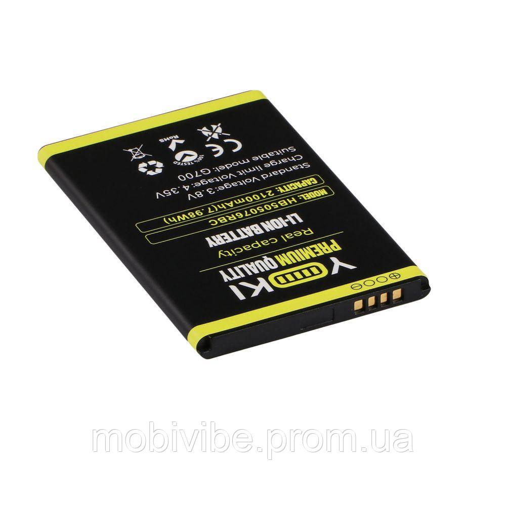 Акумулятор для Huawei G700/HB505076RBC Характеристики Yoki
