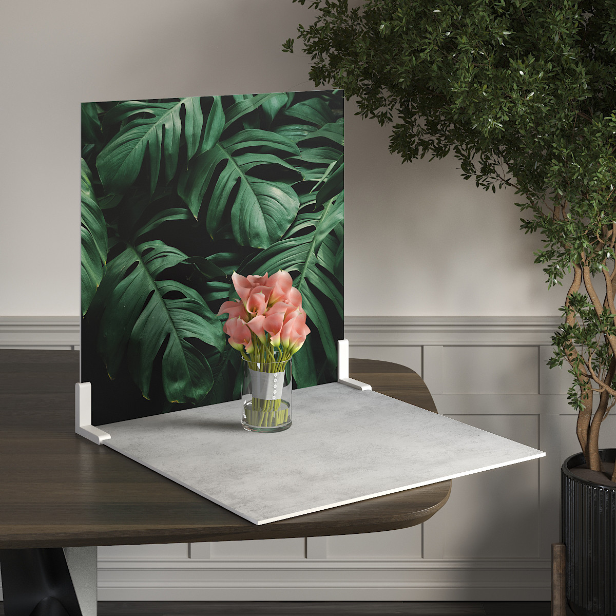 Пластиковий кутовий 2d фотофон, PolyPlast 40x40см - №62220, фото 1