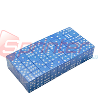 Кубик игровой синий 15" 100 шт.